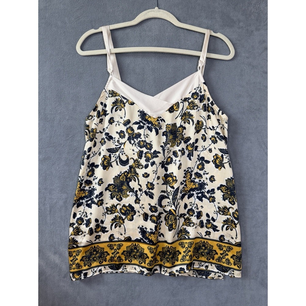 Free People Intimately Solstice Camisole Cami Size Small Boho Festival Botanical
